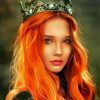 Cool Red Haired Woman Diamond Painting