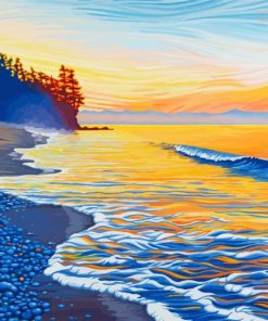 Cool Sunrise On Beach Diamond Painting