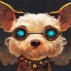 Cool Steampunk Dog Diamond Painting