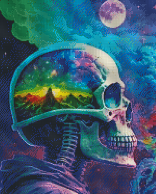 Colorful Skull Diamond Paintings