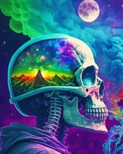 Colorful Skull Diamond Painting