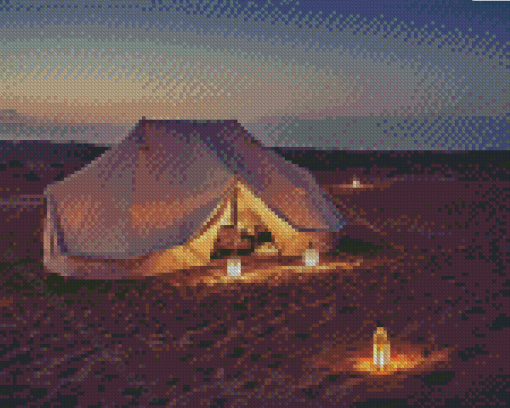 Dubai Desert Camp Diamond Paintings