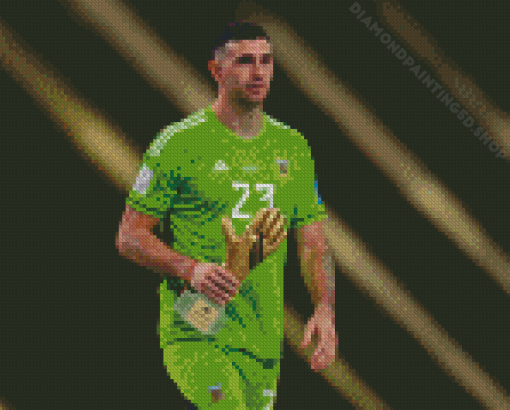 Footballer Dibu Martinez Diamond PaintingS