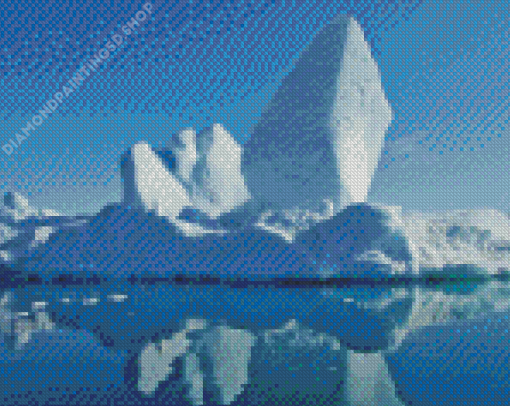 Frozen Mountain Baffin Island Diamond Paintings