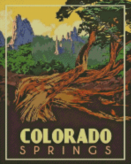 Garden Of The Gods Poster Diamond Paintings