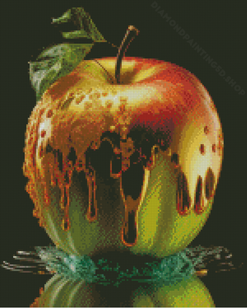 Golden Apple Diamond Paintings