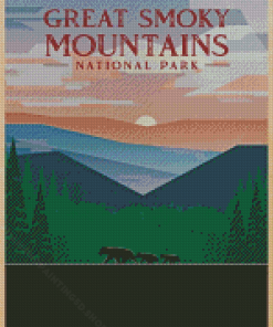 Great Smoky Mountain National Park Poster Diamond Paintings