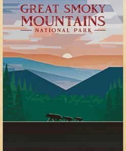 Great Smoky Mountain National Park Poster Diamond Painting