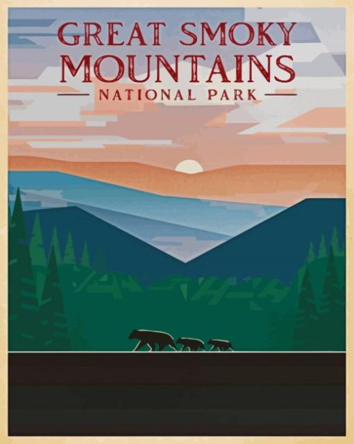 Great Smoky Mountain National Park Poster Diamond Painting