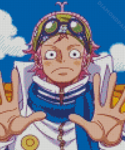 Koby One Piece Anime Character Diamond Paintings