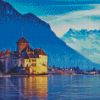 Chillon Castle Lake Geneva Diamond Paintings