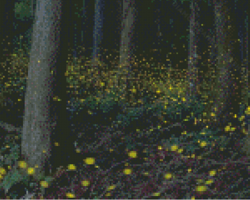 Firefly Landscape Diamond Paintings