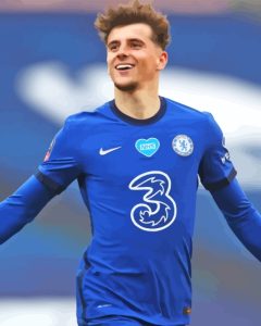 Mason Mount Chelsea Footballer Diamond Painting