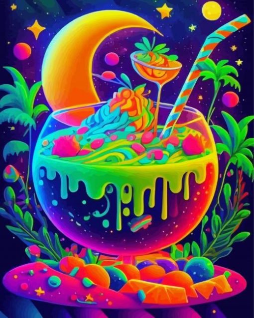 Neon Juice Diamond Painting