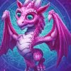 Purple Dragon Diamond Painting