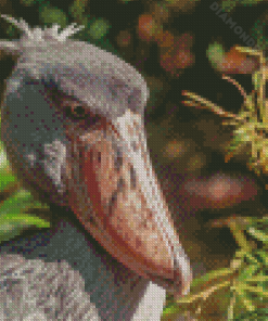 Shoebill Side View Diamond Paintings