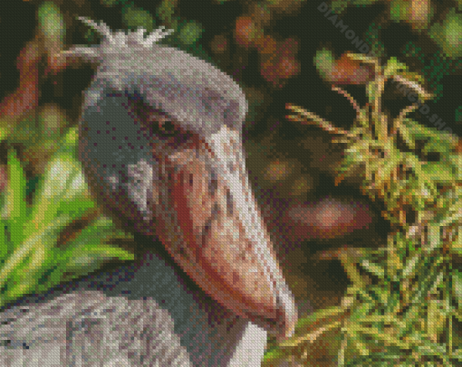 Shoebill Side View Diamond Paintings