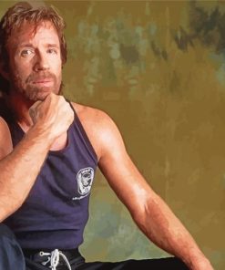 The Martial Artist Chuck Norris Diamond Painting