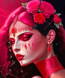 The Red Queen Diamond Painting