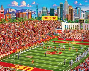 USC Trojans Stadium Diamond Painting