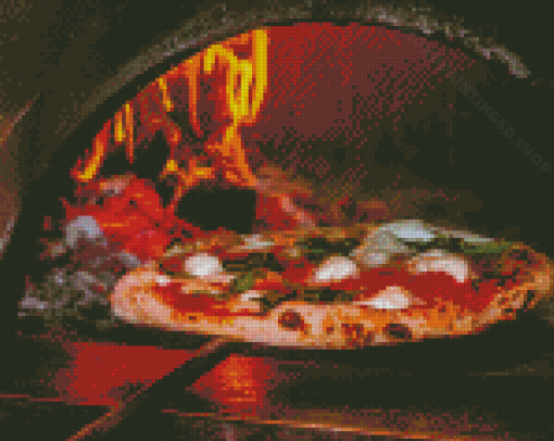 Wood Fired Pizza Diamond Paintings