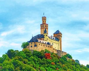 Braubach Germany Marksburg Castle Diamond Painting