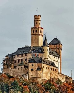 Braubach Marksburg Castle Diamond Painting