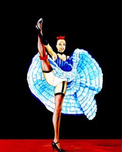 Cancan Dancer Diamond Painting