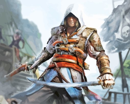 Edward Kenway Diamond Painting