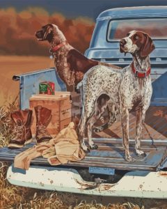 German Shorthaired Pointer Diamond Painting