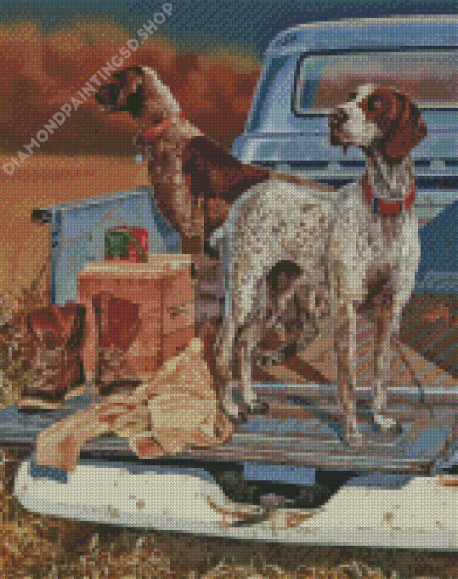 German Shorthaired Pointer Diamond Paintings