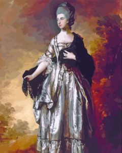 Isabella Countess Of Sefton By Thomas Gainsborough Diamond Painting