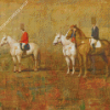 Men On Horses By Mersad Berber Diamond Paintings