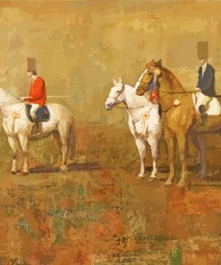 Men On Horses By Mersad Berber Diamond Painting