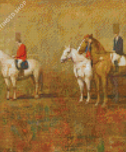 Men On Horses By Mersad Berber Diamond Paintings