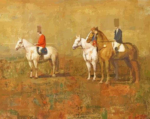 Men On Horses By Mersad Berber Diamond Painting