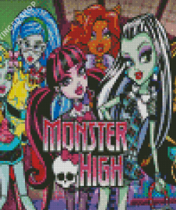 Monster High Characters Diamond Paintings