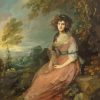 Mrs. Richard Brinsley Sheridan By Thomas Gainsborough Diamond Painting