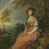 Mrs. Richard Brinsley Sheridan By Thomas Gainsborough Diamond Paintings