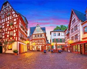 Old Town Mainz City In Germany Diamond Painting