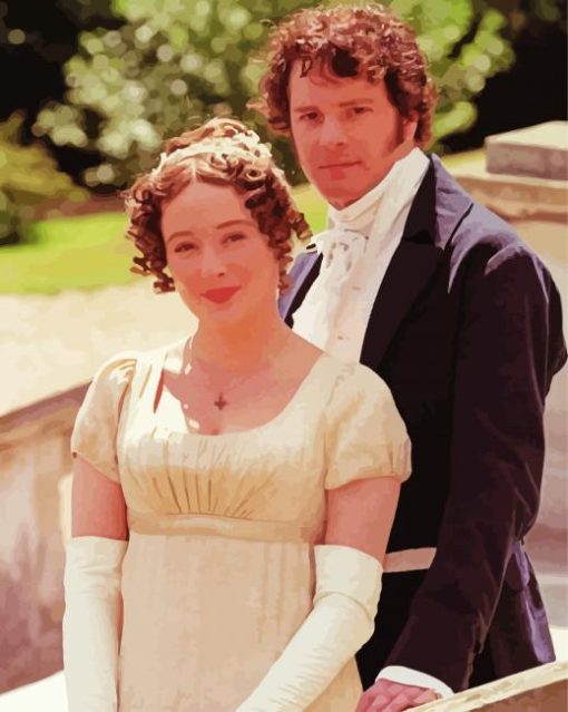 Pride And Prejudice Darcy And Lizzy Diamond Painting