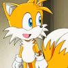 Tails From Sonic Diamond Painting