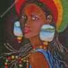 African Lady With Dreadlocks Diamond Paintings