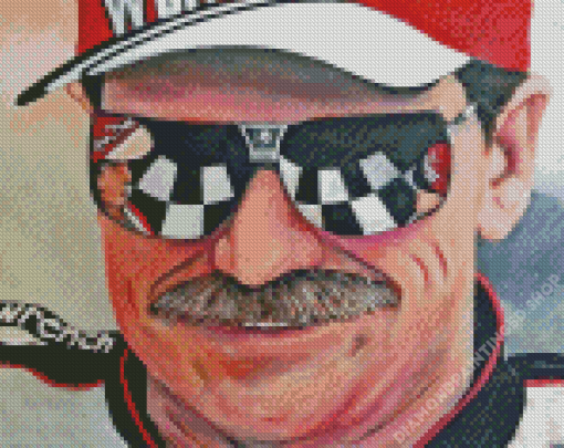 Aesthetic Dale Earnhardt diamond painting