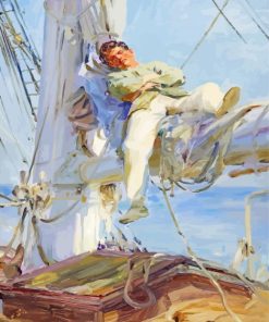 Sleeping Sailor Henry Scott Tuke Diamond Painting