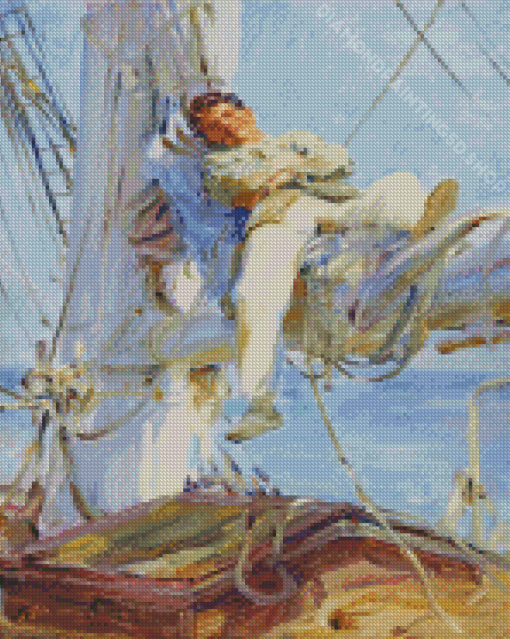Sleeping Sailor Henry Scott Tuke Diamond Paintings