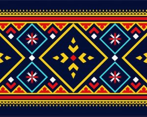 Abstract Ethnic Diamond Painting