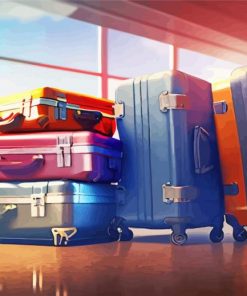 Airport Travel Suitcases Diamond Painting