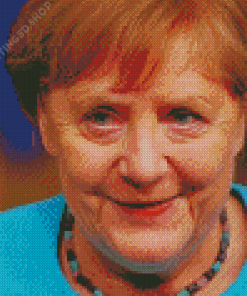 Angela Merkel Chancellor Of Germany Diamond Painting