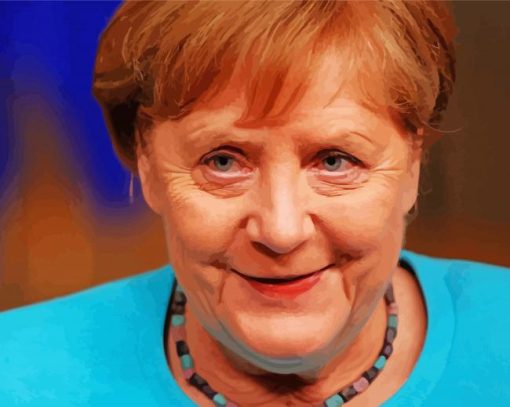 Angela Merkel Chancellor Of Germany Diamond Painting